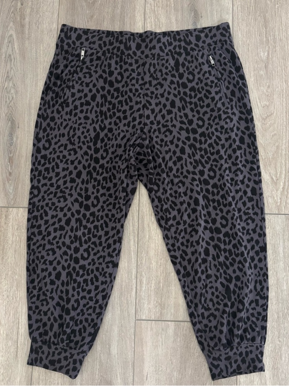 torrid Gray and Black Leopard Print Joggers